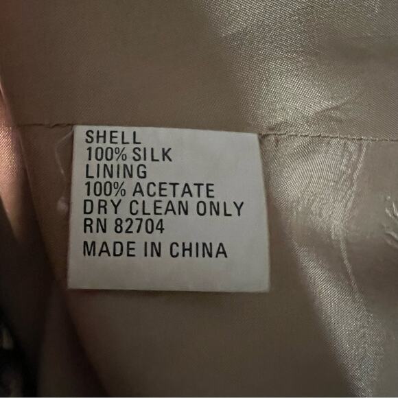 Anne Pinkerton Silk Animal Print Vest | Women’s Size Large - Picture 4 of 8